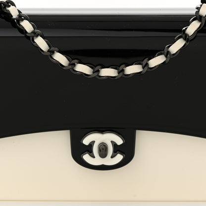 Plexiglass Plexi Coco Bag Black White