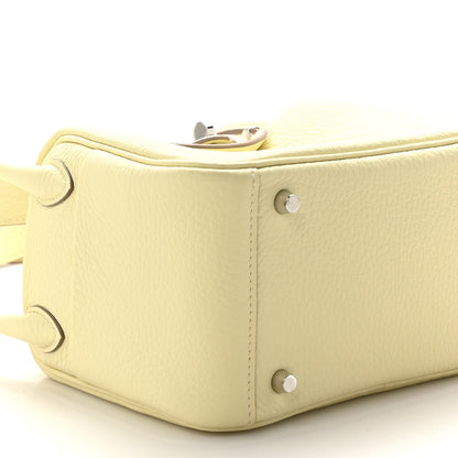 Taurillon Clemence Verso Mini Lindy 20 Jaune Milton Mushroom