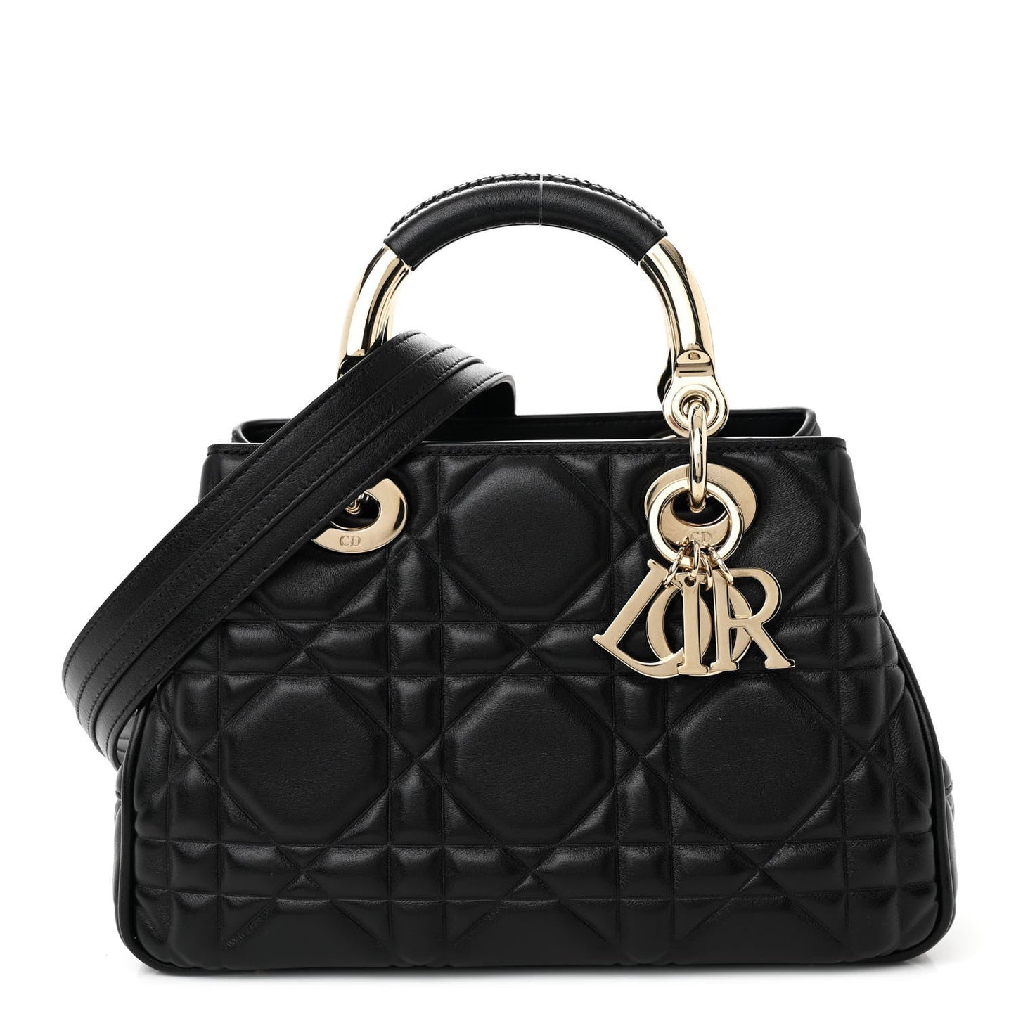 Calfskin Cannage Small The Lady 95.22 Black