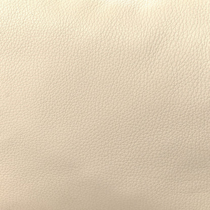 Grained Calfskin Medium Everyday Shoulder Bag Ivory