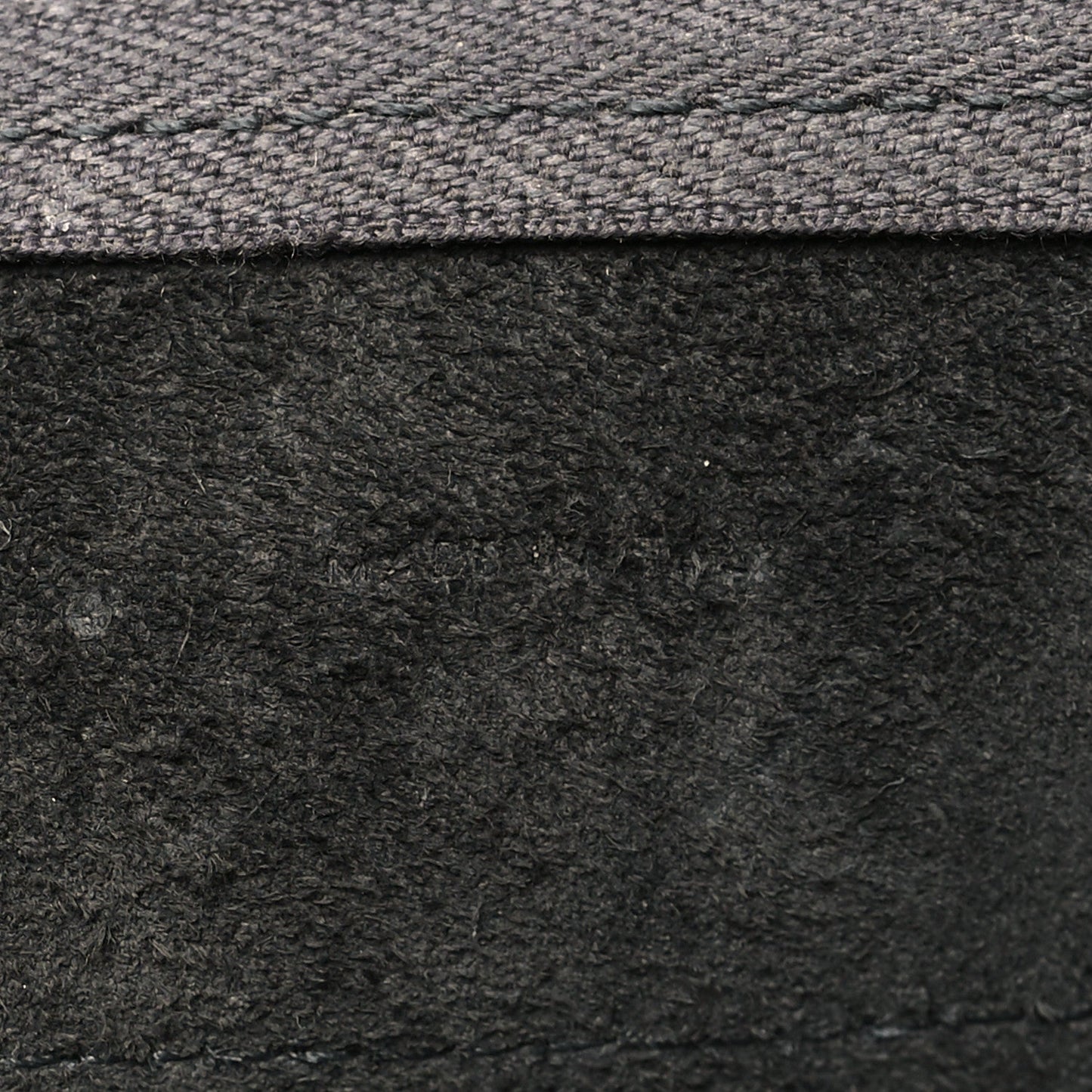 Grained Calfskin Nano Belt Bag Grey