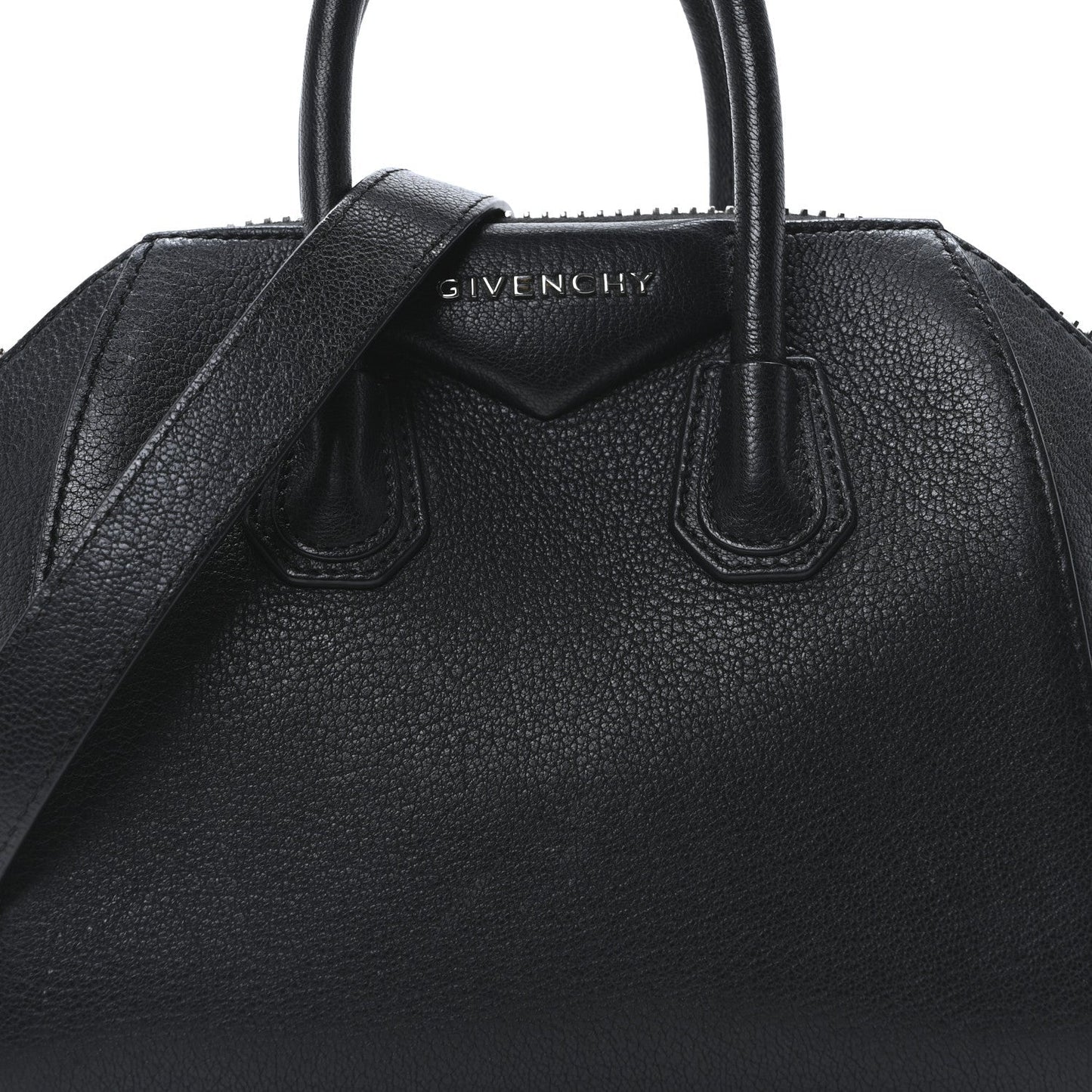 Sugar Goatskin Mini Antigona Black