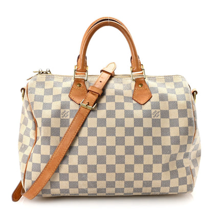Damier Azur Speedy Bandouliere 30