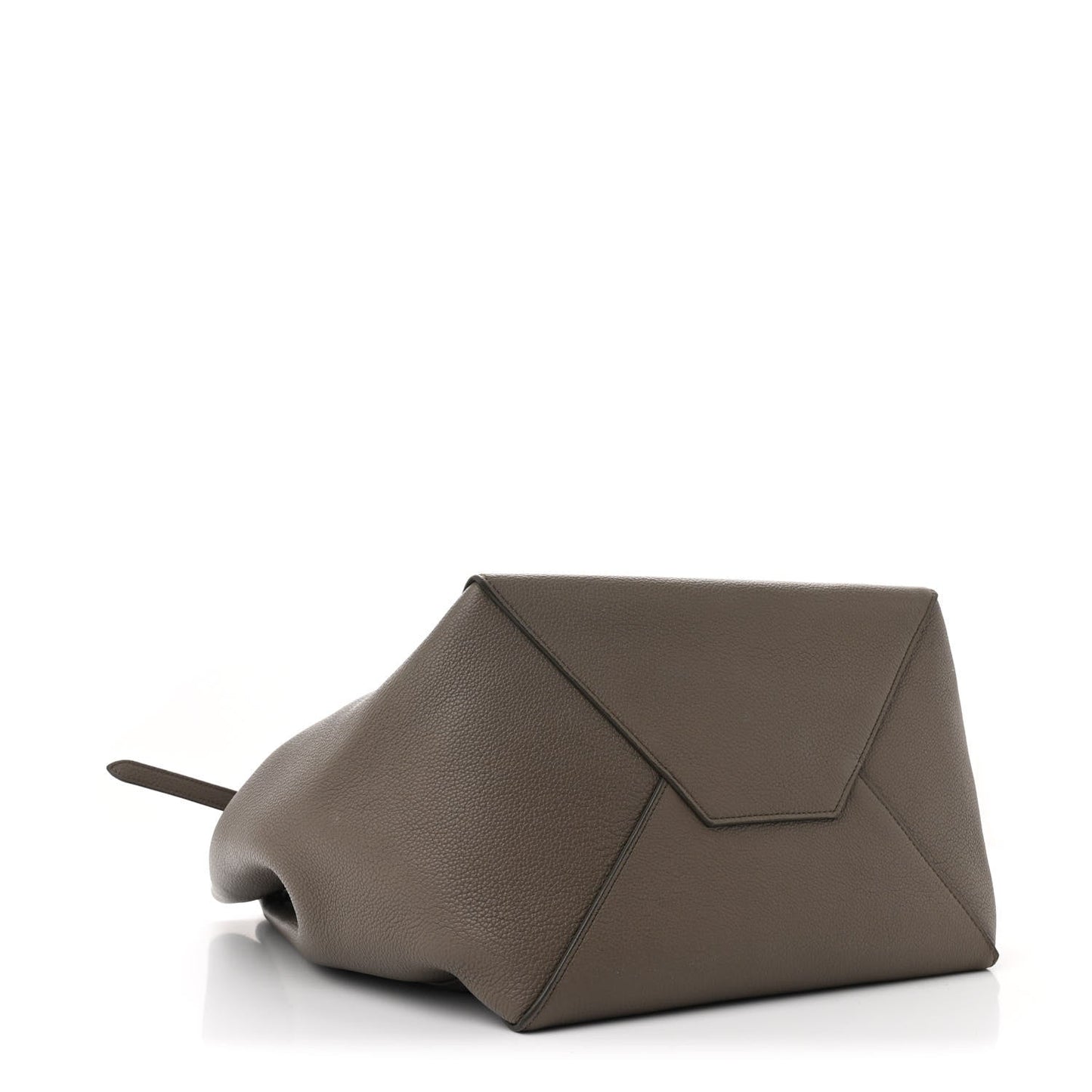 Soft Grained Calfskin Small Belt Cabas Phantom Grey