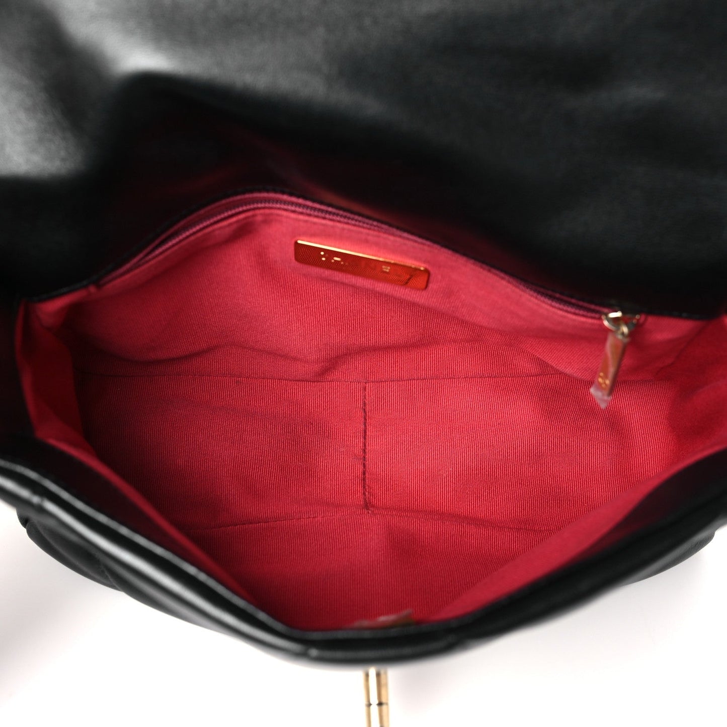 Lambskin Quilted Medium Chanel 19 Flap Black