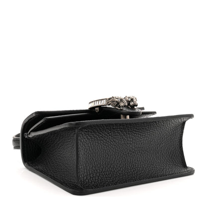Dollar Calfskin Crystal Mini Dionysus Top Handle Bag Black Crystal