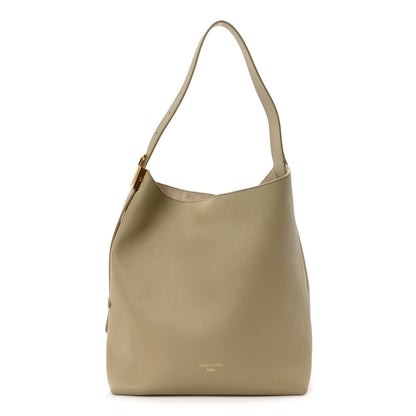 Grained Calfskin Low Key Hobo MM Clay
