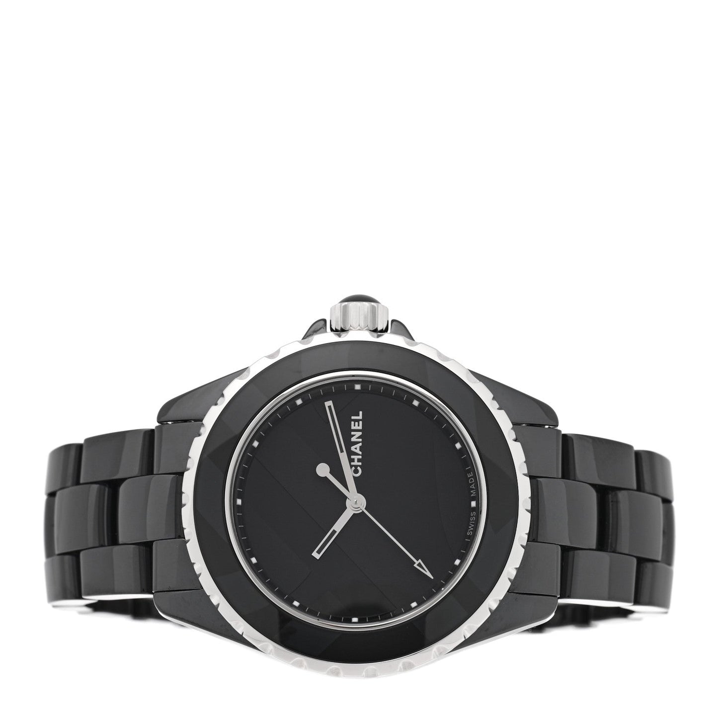 Stainless Steel Ceramic 38mm J12 Untitled Automatic Watch Black