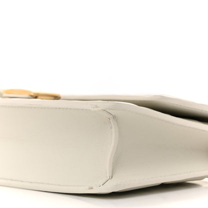 Nappa Matisse FF Embossed Wallet On Chain Baguette White
