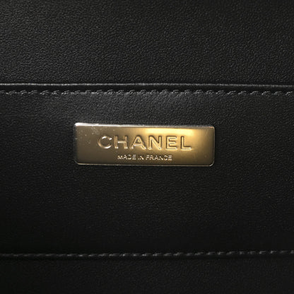 Lambskin Quilted Coco Click Bag Black