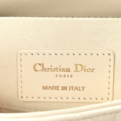 Lambskin Cannage Small Lady D-Joy Latte