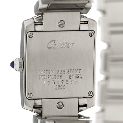 Stainless Steel 20mm Tank Francaise Quartz Watch