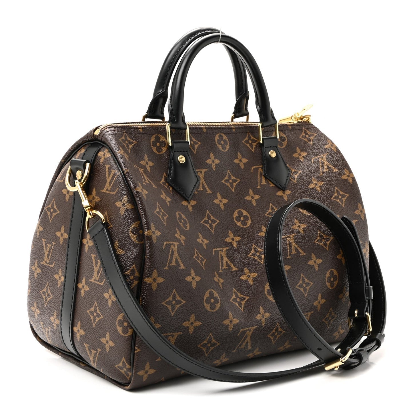 Monogram My World Tour Speedy Bandouliere 30 Black