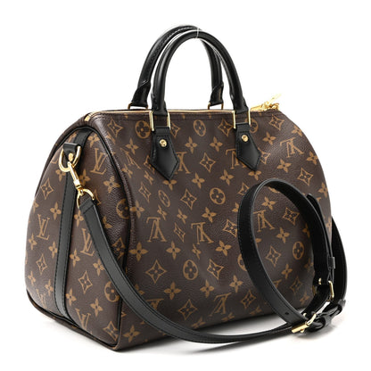 Monogram My World Tour Speedy Bandouliere 30 Black