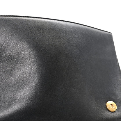 Lambskin Quilted Large Diamond CC Flap Black
