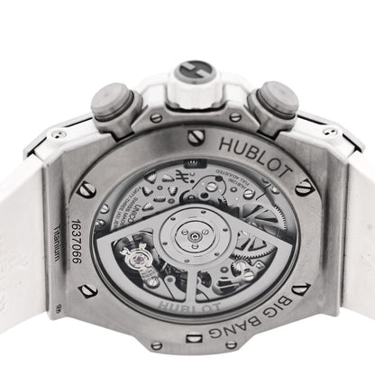 Titanium Rubber 42mm Big Bang Unico Automatic Watch White 441.NE.2010.RW