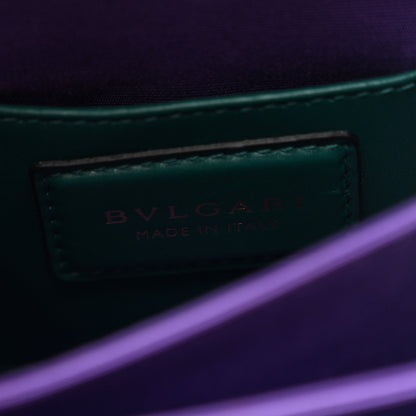 Calfskin Serpenti Forever Top Handle Emerald Green
