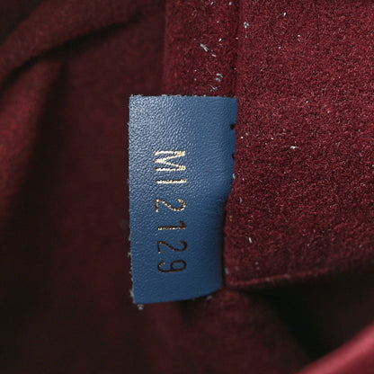Monogram Beaubourg Hobo Mini Bordeaux Red Peach Safran Blue Jean Blue