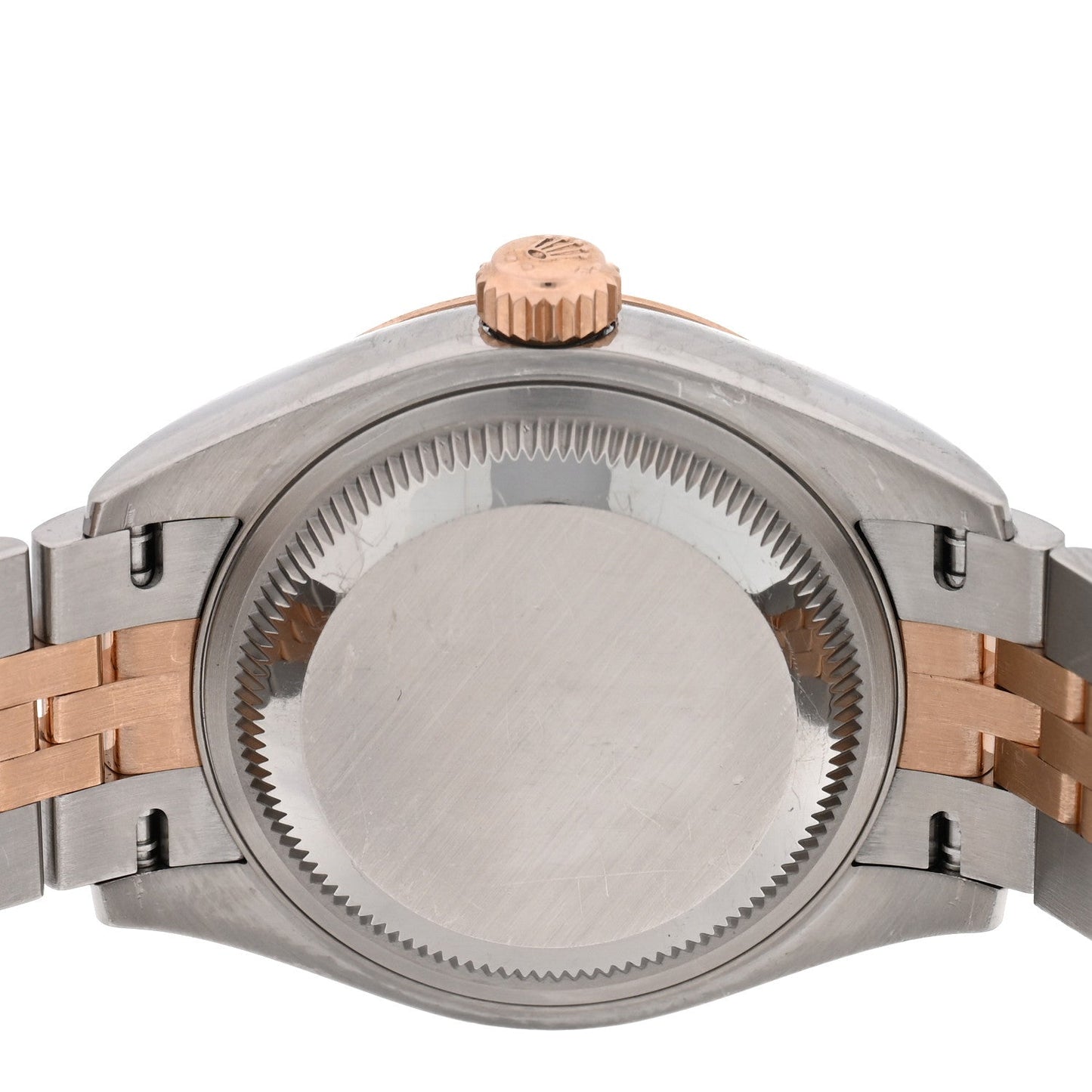 Stainless Steel 18K Everose Gold Diamond 28mm Oyster Perpetual Datejust Watch Green 279171