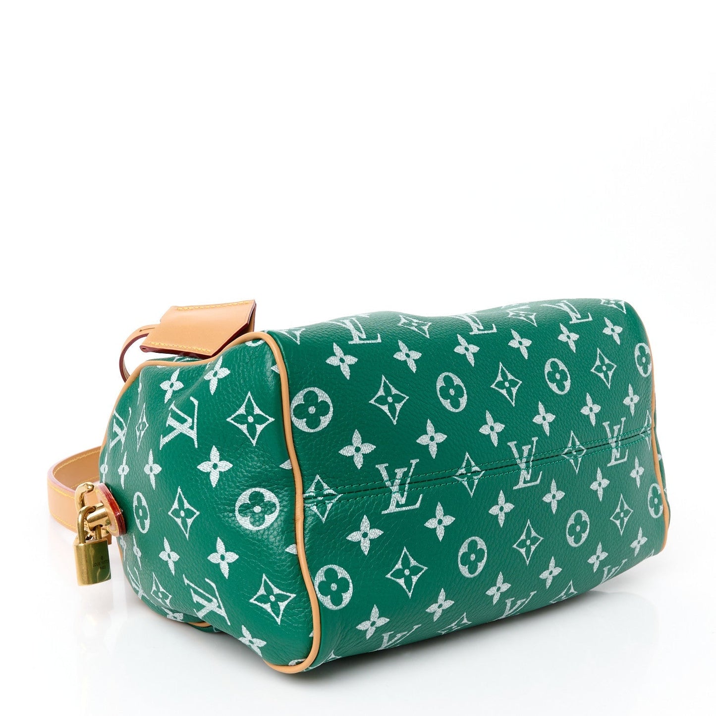 Calfskin Monogram Speedy P9 Bandouliere 25 Green