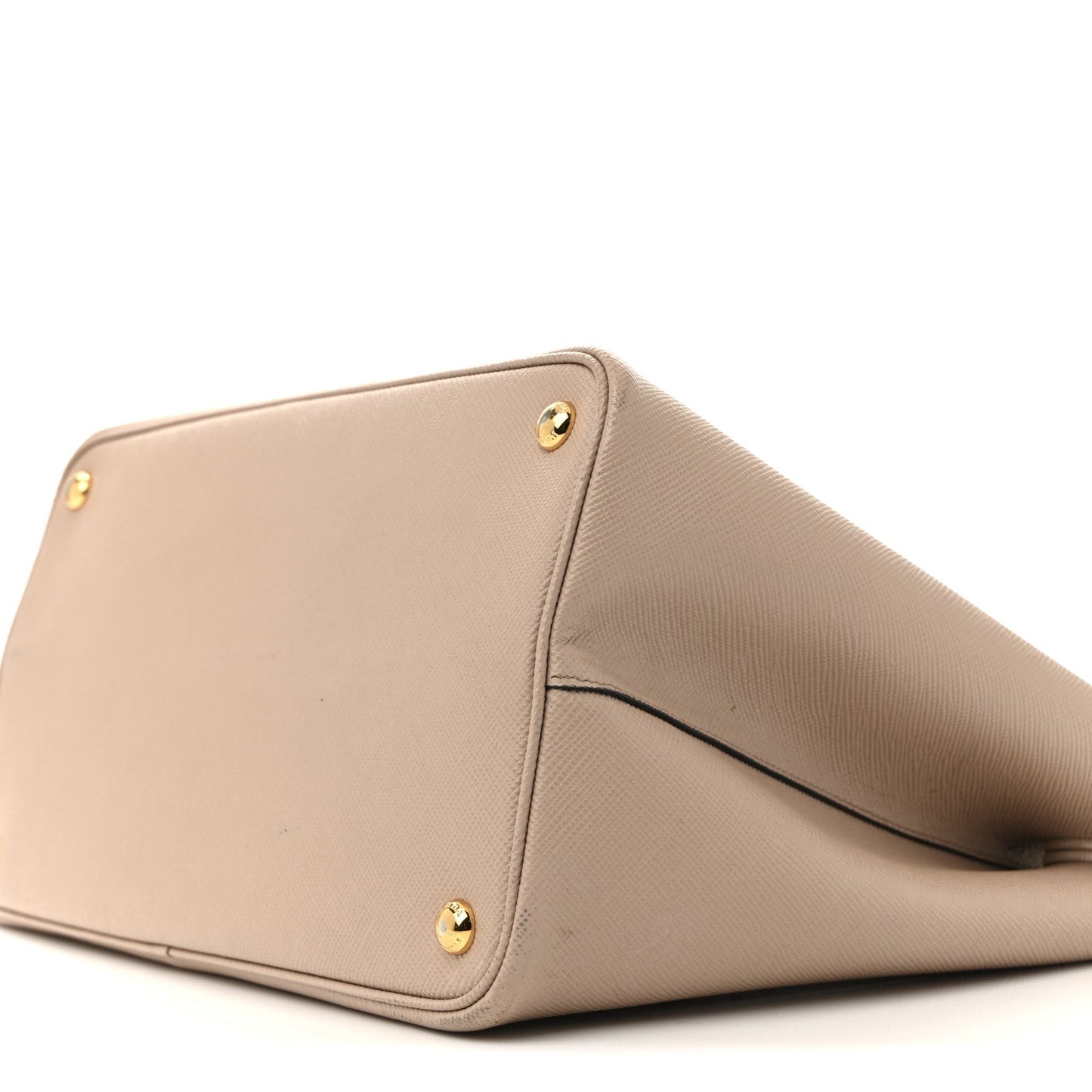 Saffiano Cuir Medium Double Bag Cipria