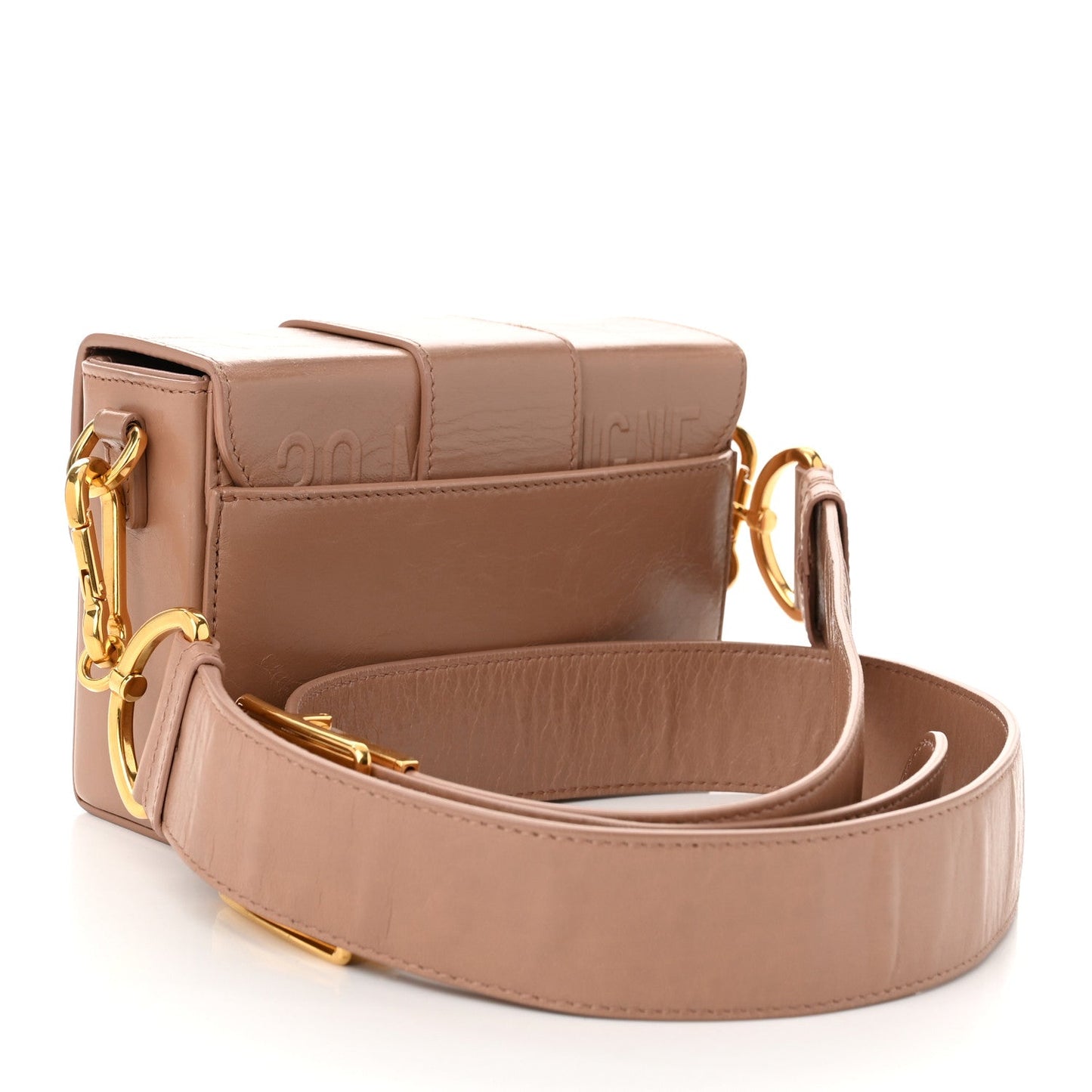Smooth Calfskin Micro 30 Montaigne Flap Bag Pale Pink
