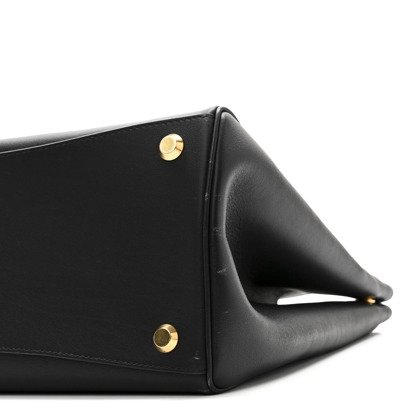Smooth Calfskin Hampton Carry All Bag Black