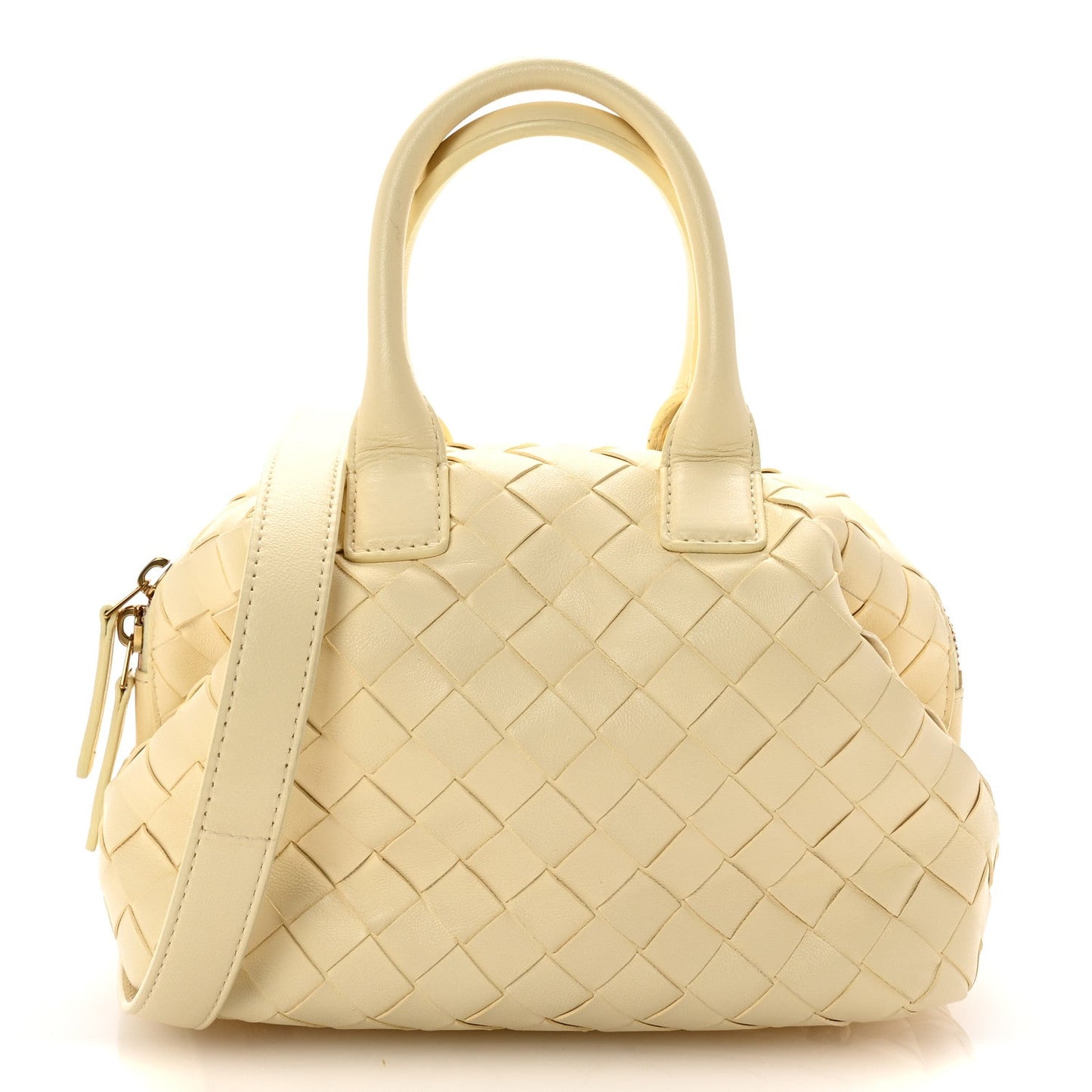 Nappa Intrecciato Mini Bauletto Camomile
