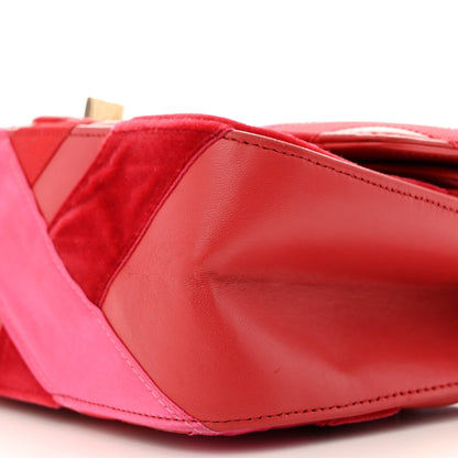 Lambskin Velvet Grosgrain Quilted 2.55 Reissue 225 Flap Red