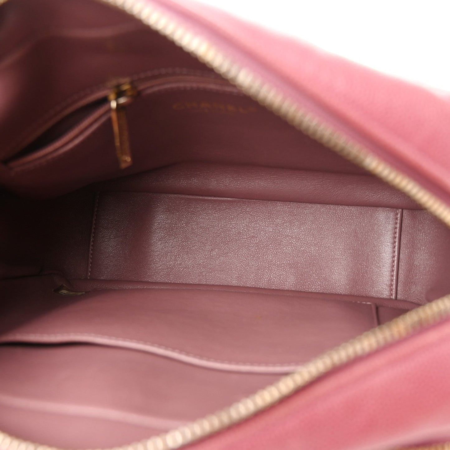 Caviar Quilted Medium Business Affinity Camera Case Dark Pink