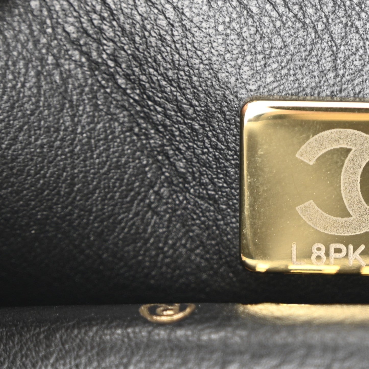 Shiny Caviar Pick Me Up Flap Belt Bag Black