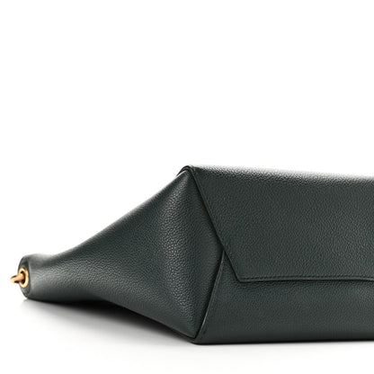 Soft Grained Calfskin Small Sangle Bucket Bag Amazone