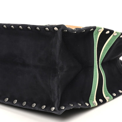 Suede Large L'Air Book Tote Black