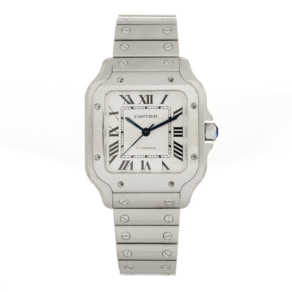 Stainless Steel 35mm Santos de Cartier Automatic Watch