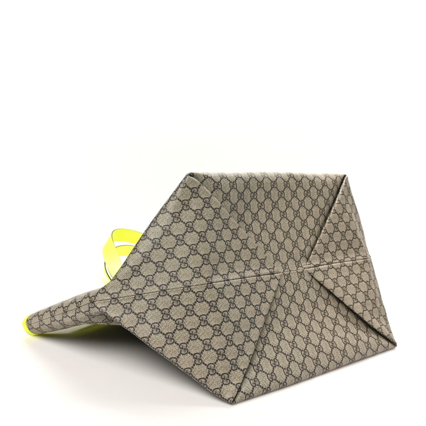GG Supreme Monogram Totissima Shopping Tote Ebony Beige Yellow