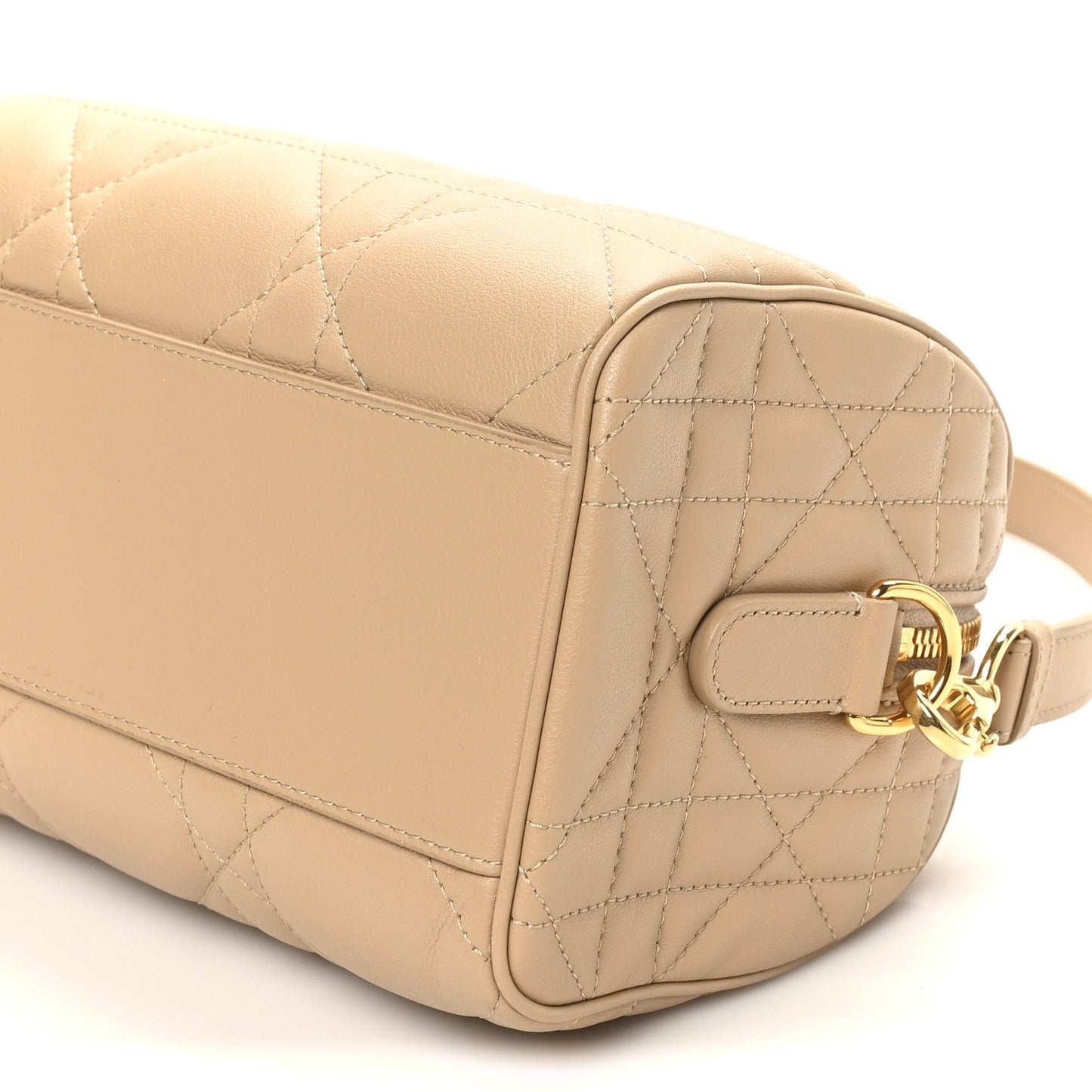 Calfskin Macrocannage Groove 20 Bag Biscuit