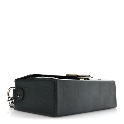 Vitello King FF Lines Embossed Baguette Soft Trunk Verde Inglese
