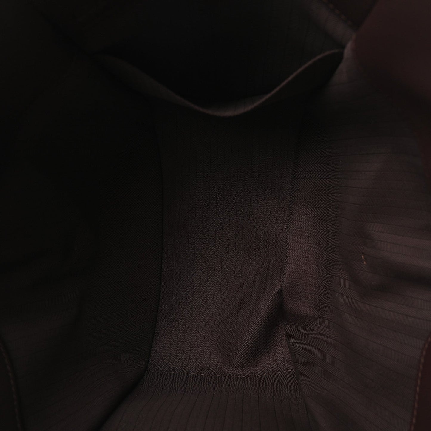 Classic Calfskin Hammock Flip Tote Dark Chestnut