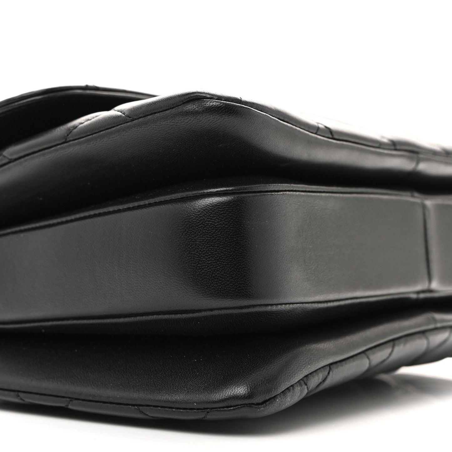 Lambskin Quilted Small Trendy CC Dual Handle Flap Bag Black