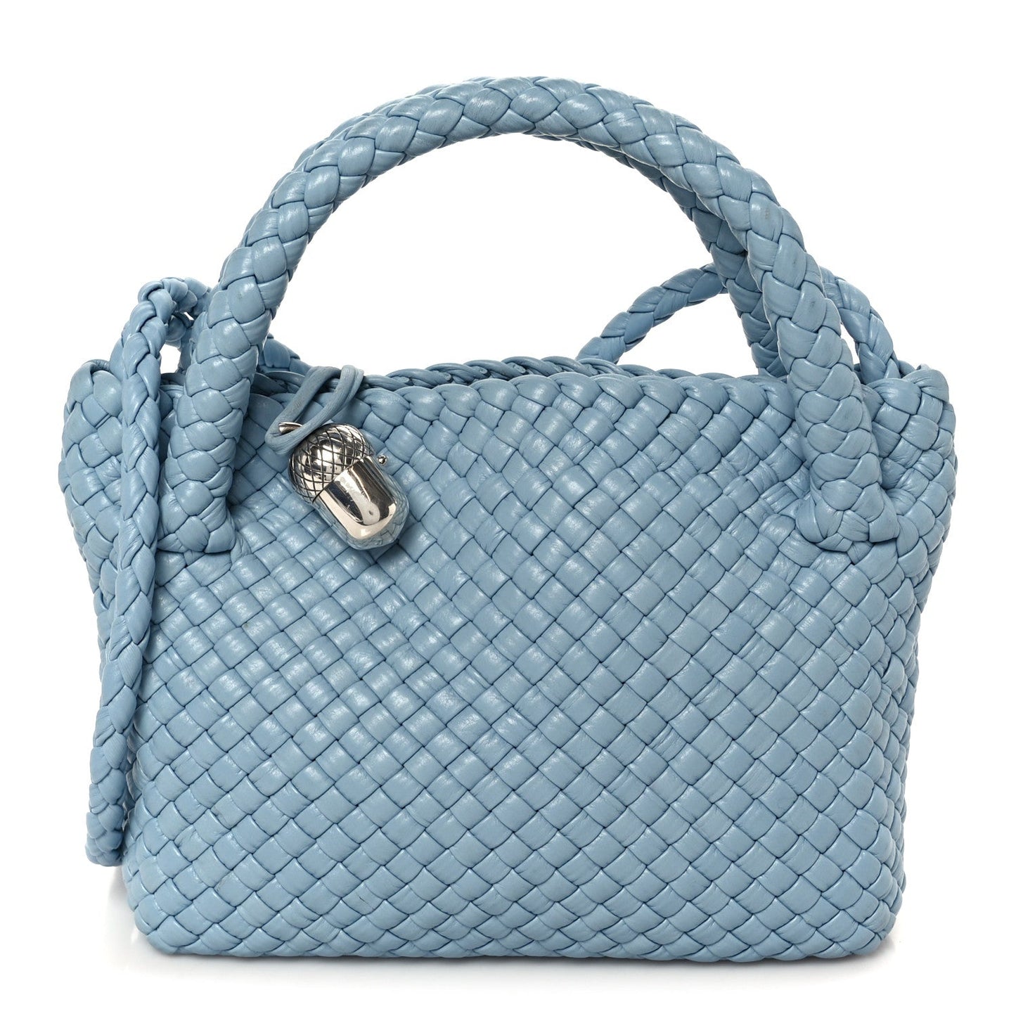 Calfskin Intreccio Small Tosca Ice