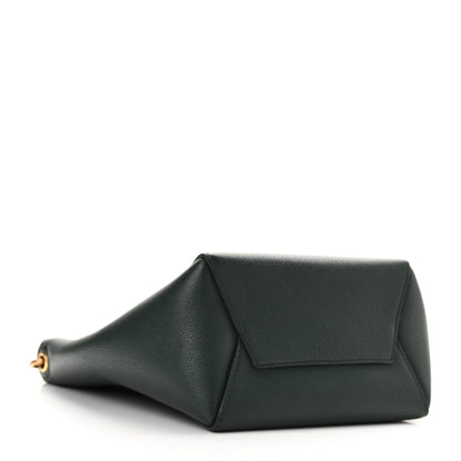 Soft Grained Calfskin Small Sangle Bucket Bag Amazone