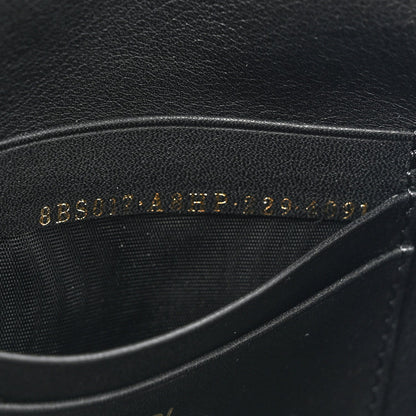 Shearling Vitello Dolce Macro FF 1974 Mini Baguette Tobacco Black