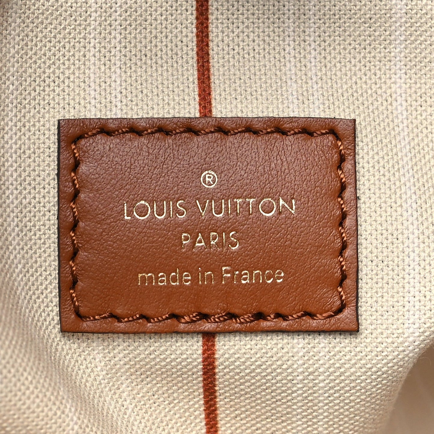 Canvas Calfskin Monogram On My Side PM Caramel Tan