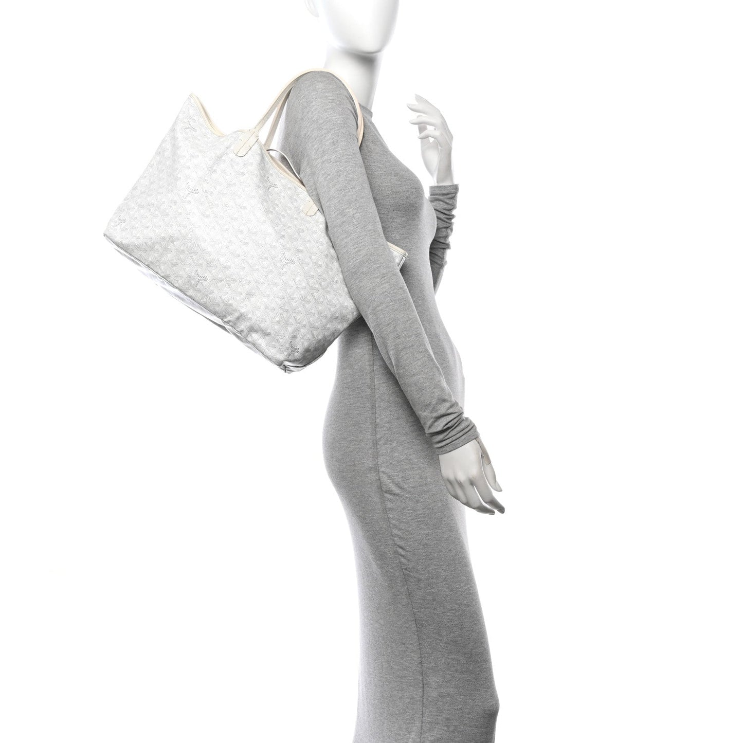 Goyardine Saint Louis PM White