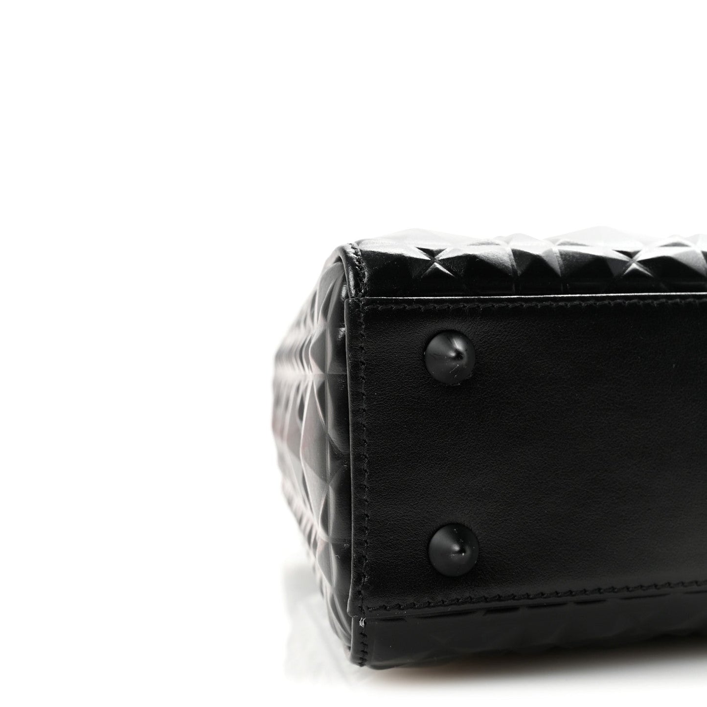 Calfskin Cannage Diamond Small My ABCDior Lady Dior Black