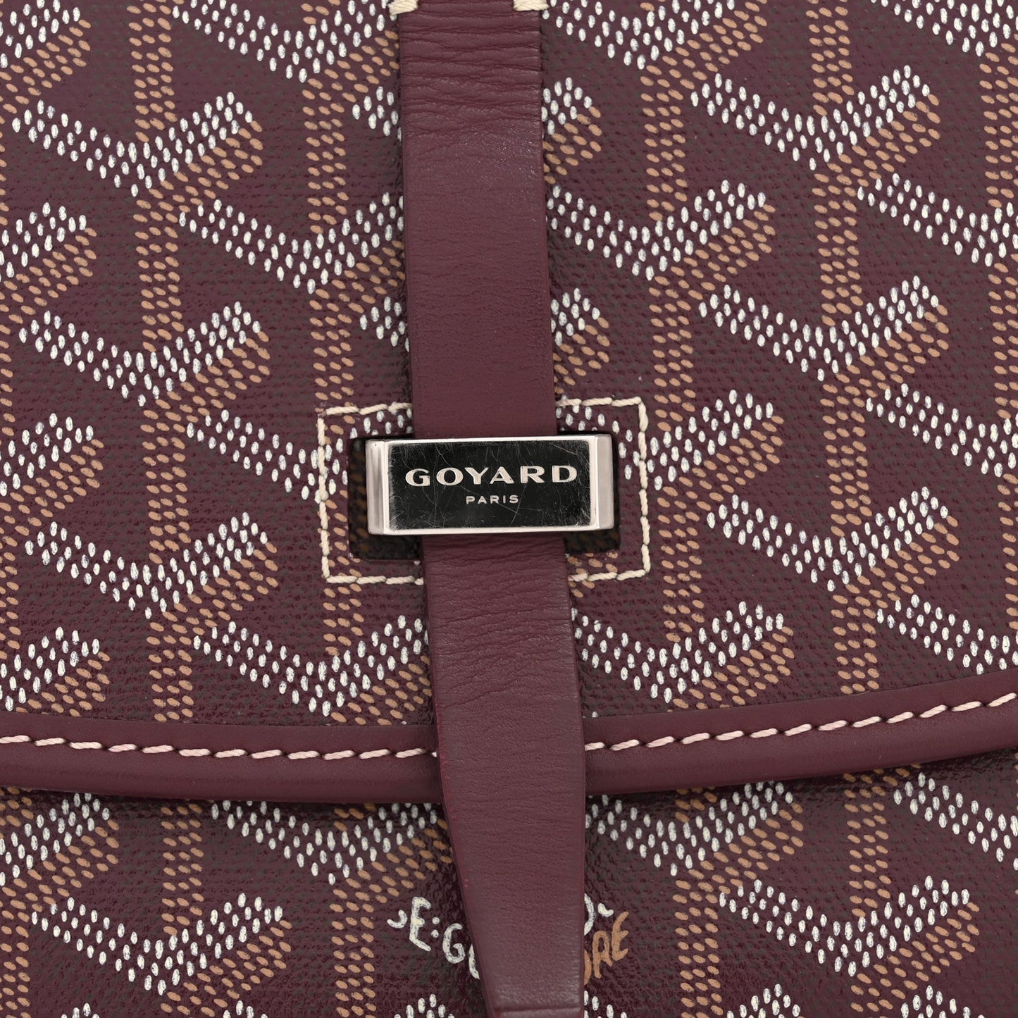 Goyardine Belvedere II PM Messenger Bag Bordeaux