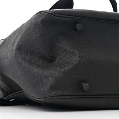 Coated Canvas Interlocking G Briefcase Black
