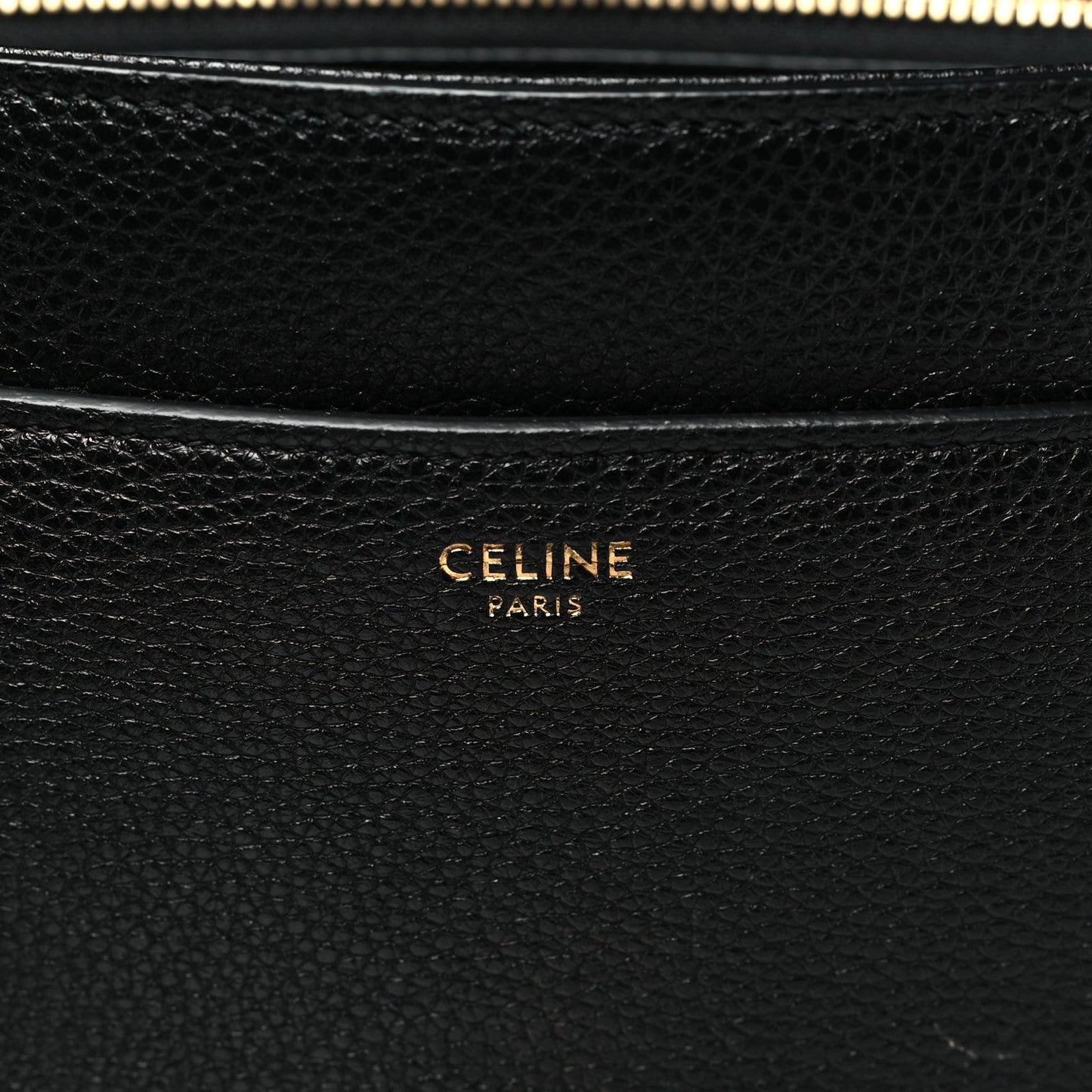 Grained Calfskin Classique 16 Top Handle Bag Black