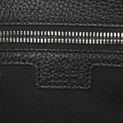 Calfskin Web Medium Business Case Black