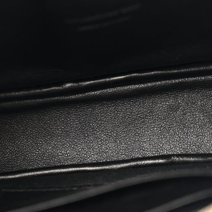 Grain De Poudre Matelasse Monogram Mini Lou Camera Bag Black